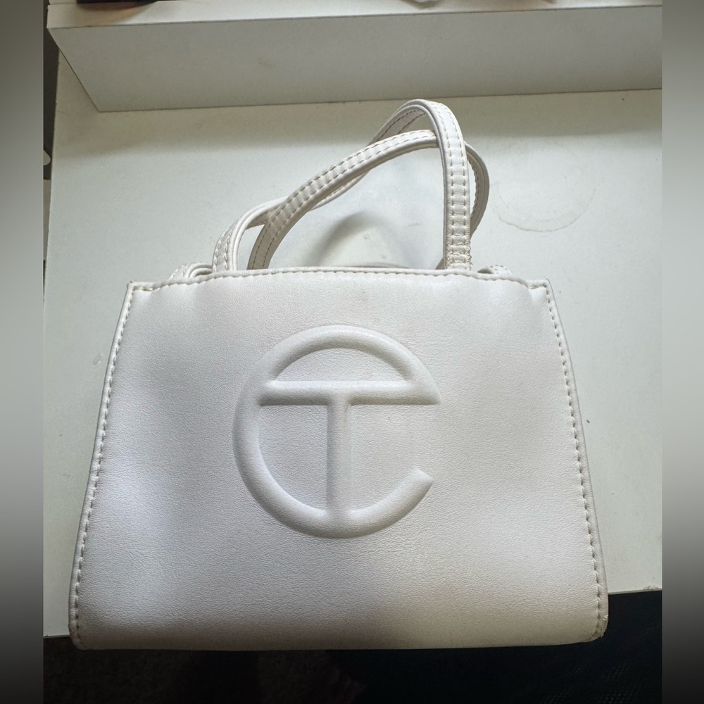 Telfar small White shopper Bag